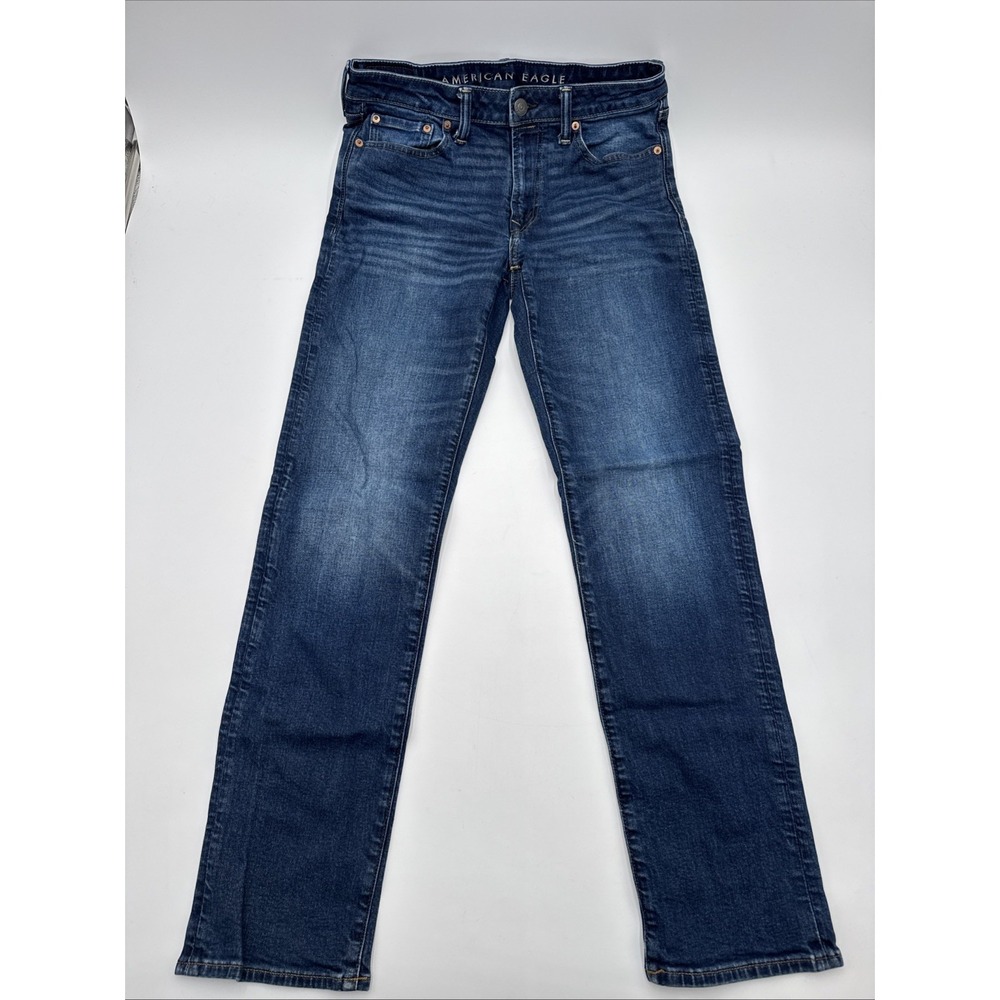 American Eagle Original Straight Jeans Men's Size 30x32 Blue Denim Medium Wash